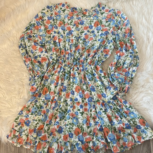 NWT Boutique Haptics Sage Floral Watercolor Women’s Dress Size 2X - Picture 8 of 10